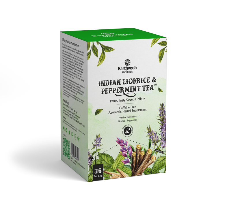 Image of Indian Licorice and Peppermint Tea - 36 Tea bags box